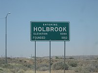 USA - Holbrook AZ - Town Sign (24 Apr 2009)